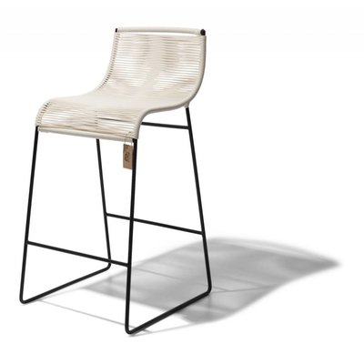 Tabouret de bar Zicatela blanc