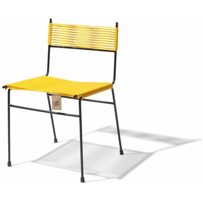 Chaise de salle à manger Polanco jaune