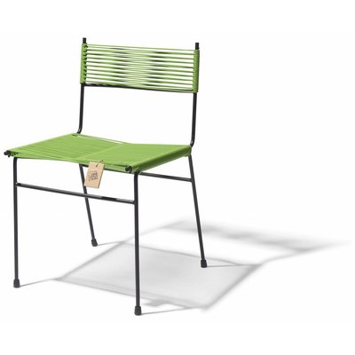 Silla de comedor Polanco, verde oliva
