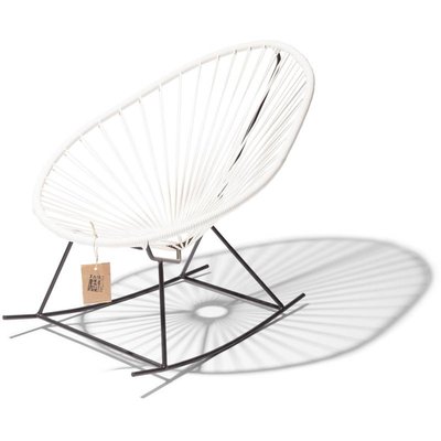 Silla Acapulco mecedora niño blanco