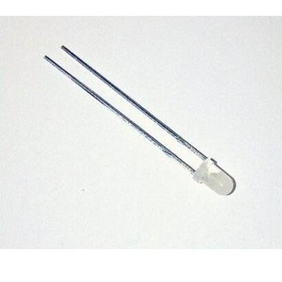 LED 3 mm cool white diffused