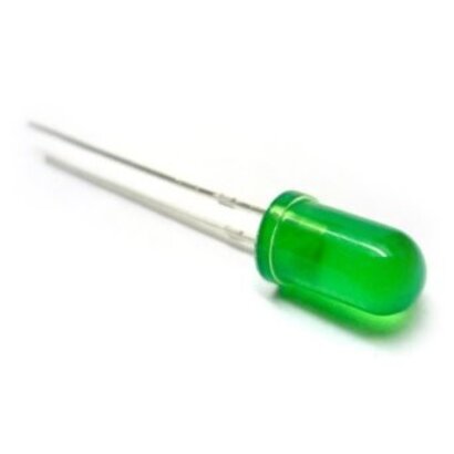 LED 5 mm green diffused
