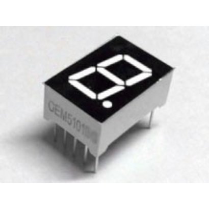 7-segment display White