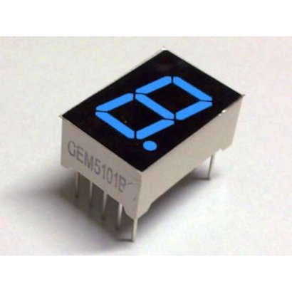 7-segmeny display Blue