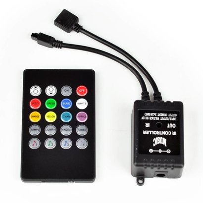 RGB Music Controller, Met IR Afstandsbediening
