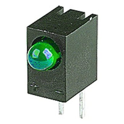 Led Green 3mm With Holder