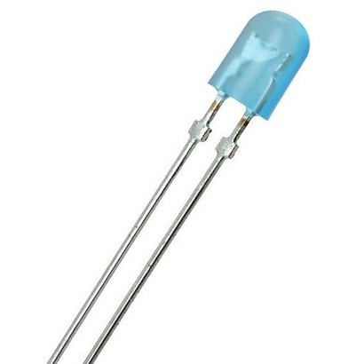 Led Blue Diffused 5mm Oval