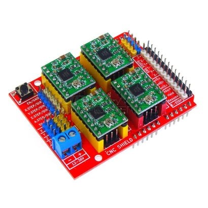 CNC Shield, with Stepper Drivers, Including Arduino Uno