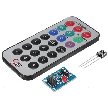 HX1838 NEC Arduino Infrared Remote Controll. Including Assesoires