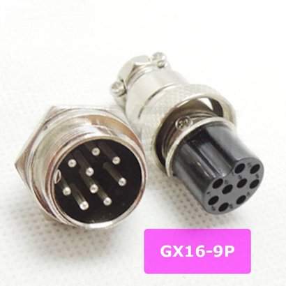 GX16-9 Connector, 9 Pins Power Connector