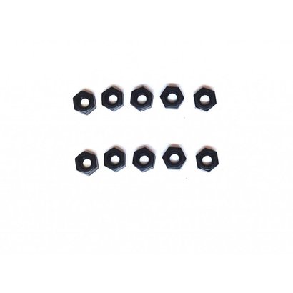 Nut for Spacer Nylon Black M3