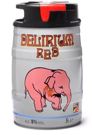 delirium tremens beer keg