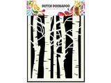Dutch Doobadoo Dutch Mask Art A5 Birch Trees