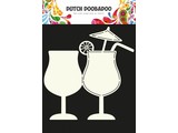 Dutch Doobadoo Dutch Fold Card Art Cocktail A5