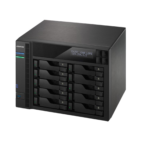 Asustor ASUS AS6210T NAS Ethernet LAN Zwart