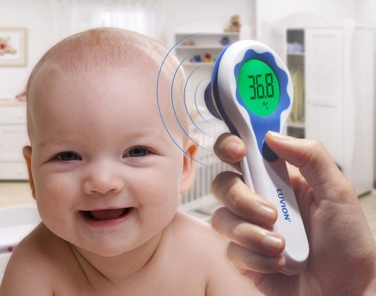 Infrarood thermometer voor de baby