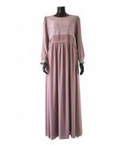 112 Maxi jurk milazo poeder roze 112 Maxi jurk milazo poeder roze