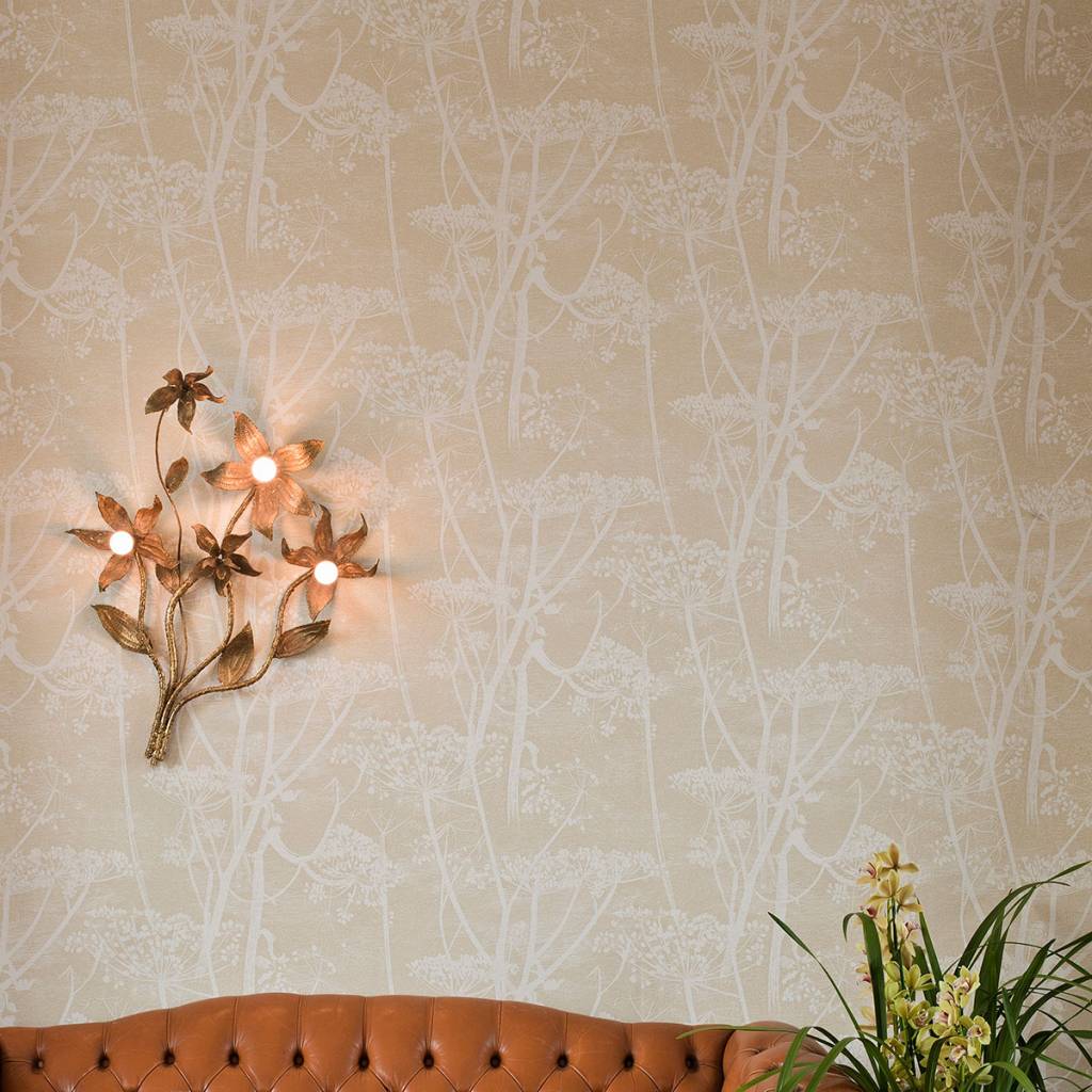 Cow parsley grijs 95/9049 de mooiste muren Grijs beige muur