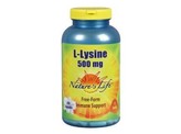 Natures Life L Lysine 500mg Natures Life L Lysine 500mg