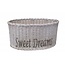 GeWoon Ovale witte rieten lampenkap - Sweet Dreams