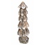 GeWoon Bruine houten schulp kerstboom - 65 cm