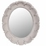 Clayre & Eef Wandspiegel Ovaal Taupe - 20xH25 cm