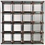 PTMD Collection Wandspiegel Darwin 16-delig - 60x60 cm