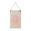 Riverdale Tekstbord Circle Roze - 23xH38 cm