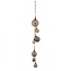 PTMD Collection Snoer met glazen kerstballen - Ø13xH125 cm