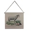 GeWoon Schoolplaat Schaap - 64xH52 cm