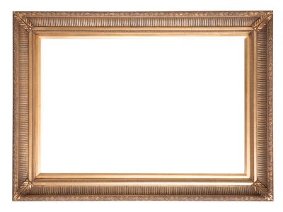 Bari - Gouden lijst van hout met ornament