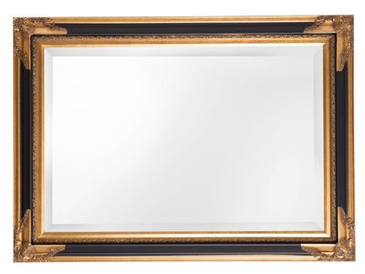 Naples - spiegel - goud/zwart