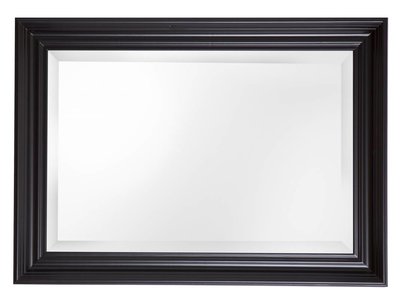 Brescia spiegel met brede zwarte lijst