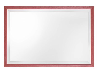 Lille - spiegel - rood/hout