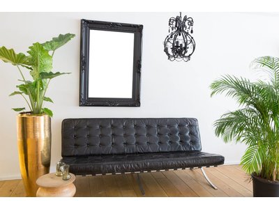 Nice - zwarte barok lijst met ornament