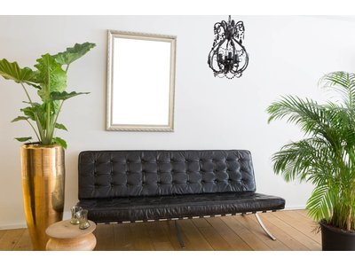 Pizzo - Bescheiden Italiaanse Barok Lijst - Licht Zilver Gekleurd