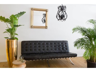 Valencia - Klassieke Barok Spiegel - Zilveren Frame