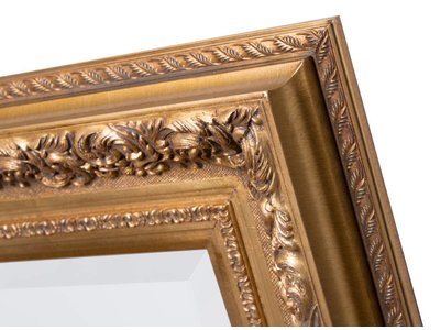 Genova - Luxe Barok Spiegel met Windmotief - Goud Gekleurd