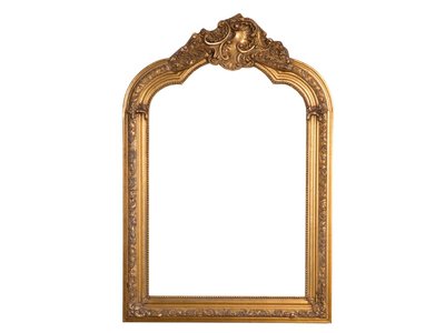 Parijs - Barok Geometrische Franse Kuifspiegel - Goud Gekleurd