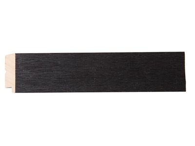 Boriana - spiegel - zwart/hout