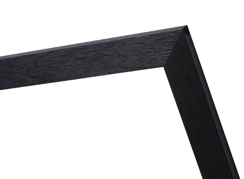 Boriana - Betaalbare Landelijke Lijst - Zwart Gekleurd Hout