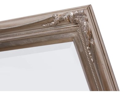 Verona - Klassieke Barok Spiegel met Dubbele Rand - Zilveren Frame