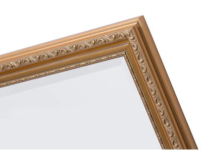 San Salvo - Klassieke Spiegel met Golfpatroon - Goud Gekleurd Frame