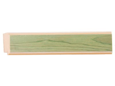 Bremen spiegel met groene lijst van hout