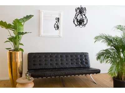 Valencia - Klassieke Barok Spiegel - Wit Frame