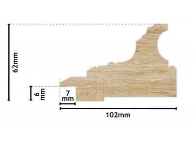 Lyon zwarte lijst van hout