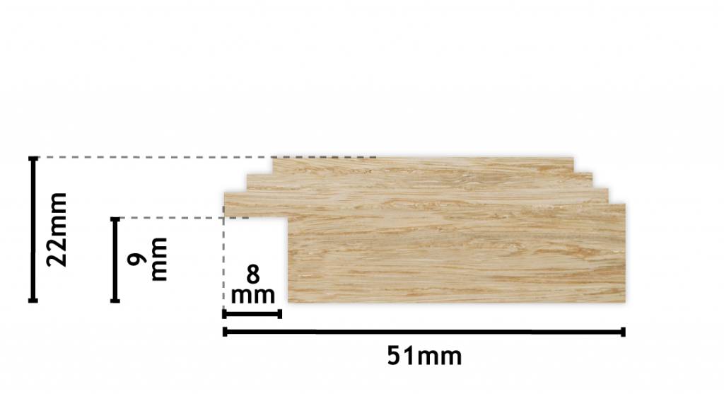 Bremen spiegel met groene lijst van hout