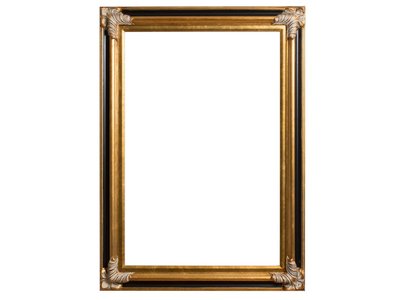 Valencia - Klassieke Barok Lijst - Goud met Zwart Gekleurd