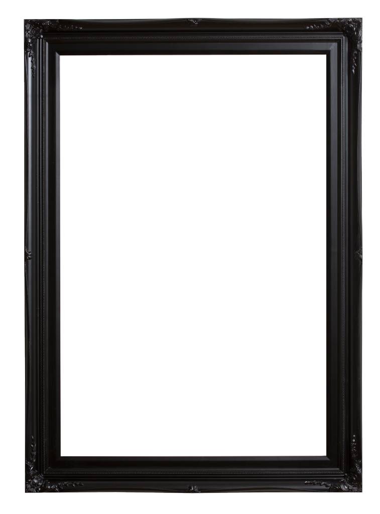 Kunstspiegel Zwarte Lijst 60X120 Cm Barok Verona kunstspiegel kopen in de aanbieding