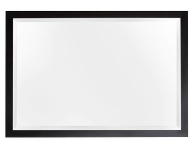 New York - Strakke Moderne Designspiegel - Zwart Gekleurd Frame